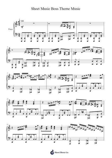 Sheet Music Boss Theme Music Sheet Music by Andrew Wrangell/Conor Doyle-Arr.Lawwald