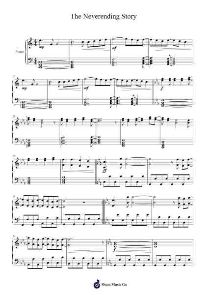 The Neverending Story Notenblatt von undefined-Arr.Gregdi