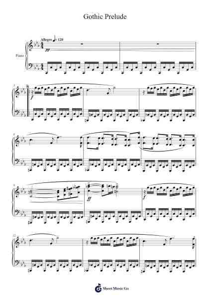 Gothic Prelude Sheet Music by Nicholas May-Arr.Spenborg