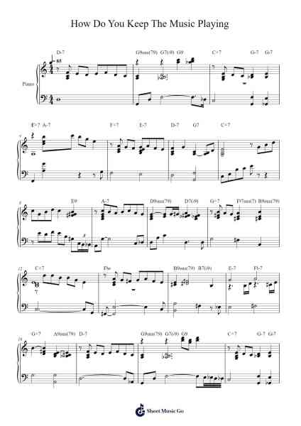 How do you keep the music playing Sheet Music by Michel Legrand-Arr.Rusden