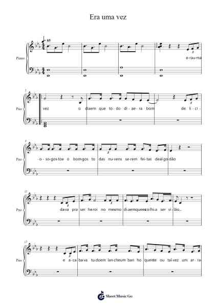 Era uma vez Sheet Music by Kell Smith-Arr.Ossharp Nortiane