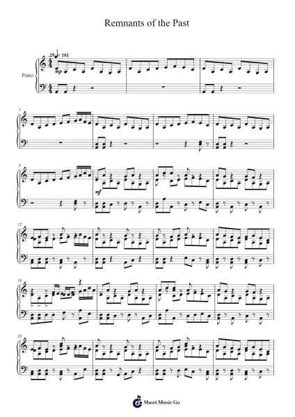 Remnants of the Past Sheet Music by undefined-Arr.Terwyatt Hangan