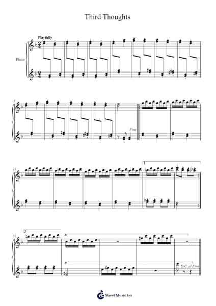 Third Thoughts Sheet Music by Tuukka Jokilehto-Arr.Cotrene Dilkim