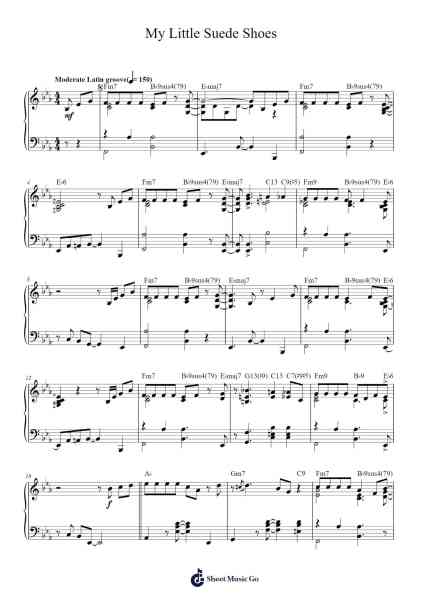 My Little Suede Shoes Sheet Music by Charlie Parker-Arr.Buthouse Oisenny