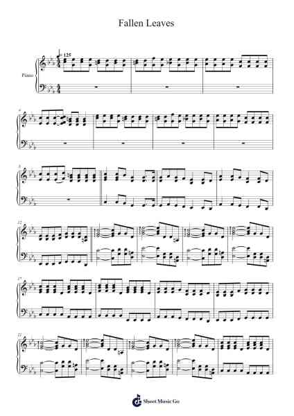 Fallen Leaves Sheet Music by Billy Talent-Arr.Marmo