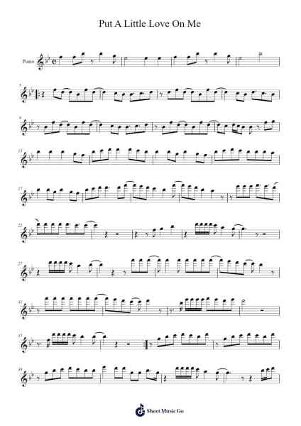 Put A Little Love On Me Sheet Music by Niall Horan-Arr.Blyxine Cojane