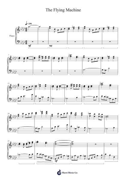 The Flying Machine Sheet Music by undefined-Arr.Kensibyl