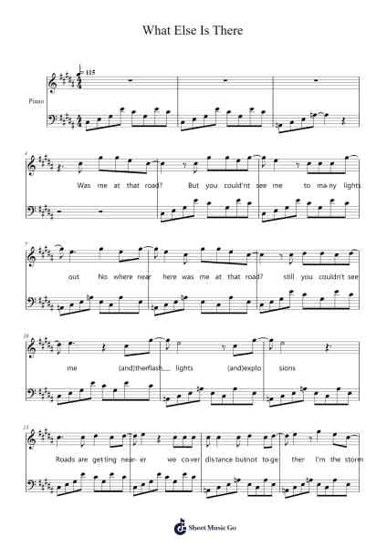 What Else Is There Sheet Music by undefined-Arr.Haleale Quildy