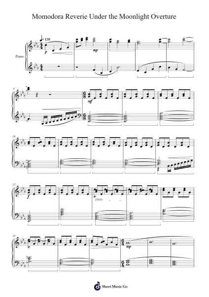 Momodora Reverie Under the Moonlight Overture Sheet Music by undefined-Arr.Pocent