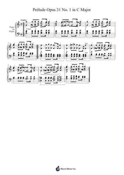 Prélude Opus 31 No. 1 in C Major Sheet Music by Charles-Valentin Alkan-Arr.Kylejy Burrene