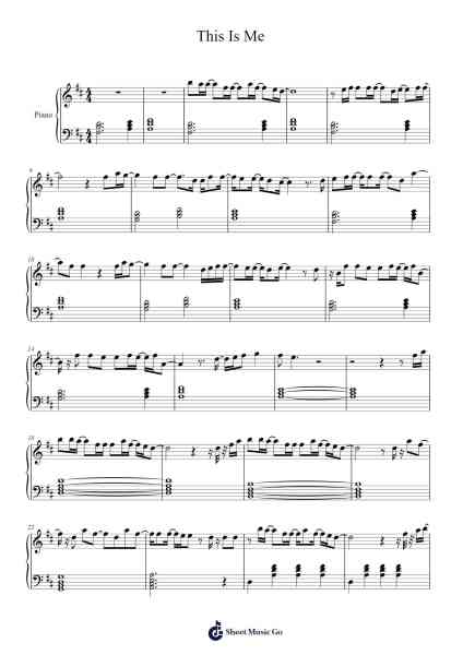 This Is Me Sheet Music by Sharon-Arr.Cookenore Winhous