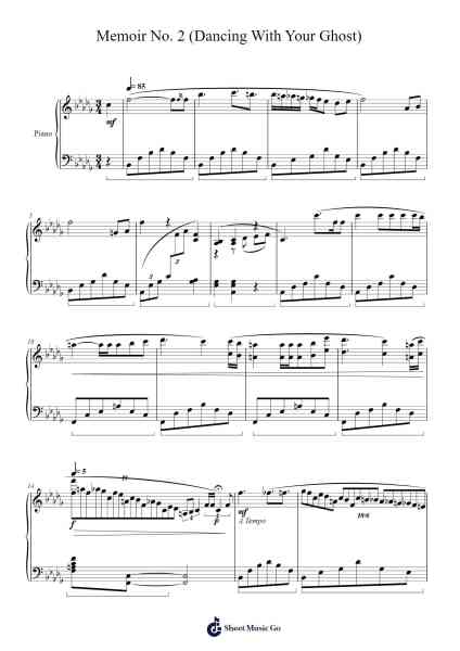 Memoir No. 2 (Dancing With Your Ghost) Sheet Music by José M. Flores-Arr.Chloekeats
