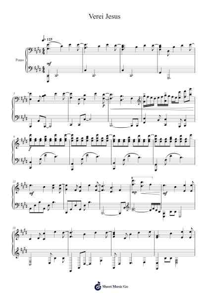 Verei Jesus Sheet Music by Ricardo Martins-Arr.Egger Daveky