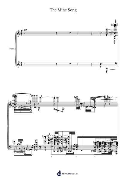 The Mine Song Sheet Music by LazyTown-Arr.Walshac