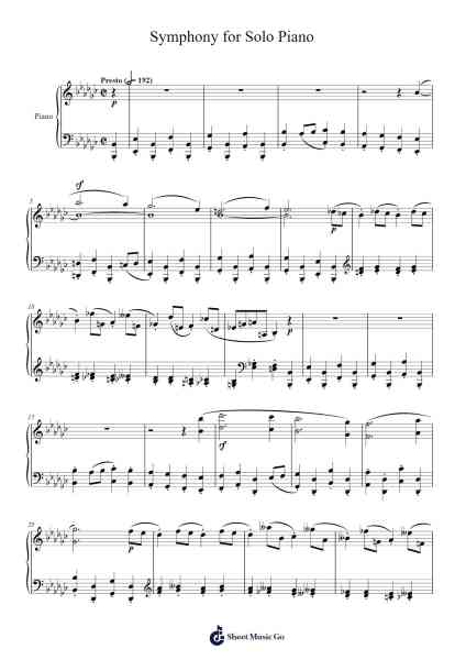 Symphony for Solo Piano, Op. 39 Nos. 4-7: IV. Finale Sheet Music by Charles-Valentin Alkan-Arr.Woodthorne Rylee