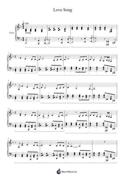 Love Song Sheet Music by undefined-Arr.Brucefe Payjim