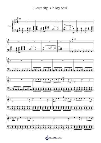 Electricity is in My Soul Sheet Music by Steam Powered Giraffe-Arr.Spenchi Gushall