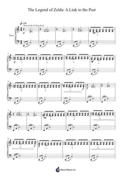 The Legend of Zelda: A Link to the Past Sheet Music by Koji Kondo-Arr.Seac
