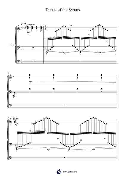 Swan Lake, 13. Dance of the Swans, V. Pas d'Action Sheet Music by undefined-Arr.Emton