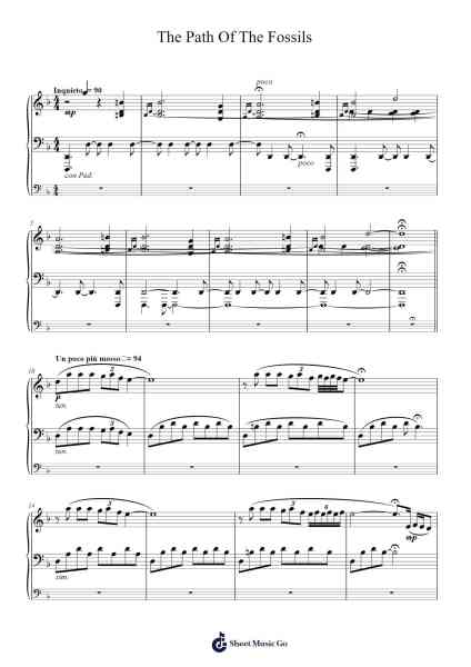 The Path Of The Fossils (from Seven Days Walking: Day 6) Sheet Music by Ludovico Einaudi-Arr.Wolian