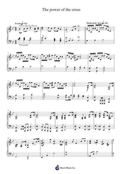 The power of the cross Sheet Music by Keith Getty/Kristyn Getty-Arr.Stilhan Dalter