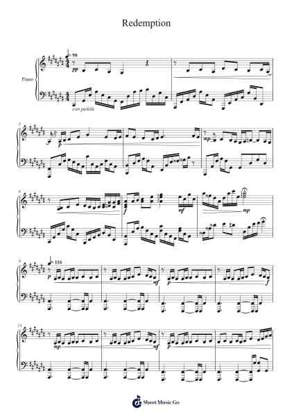 Redemption Sheet Music by Boothwalsh-Arr.Fitzsom Flocarr
