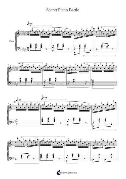 Nocturne in E-flat Major, Op. 10 No. 5 "Black Keys" Sheet Music by Jay Chou-Arr.Jeffsey