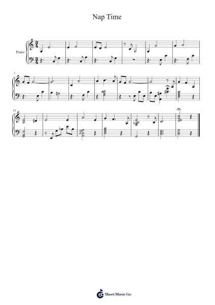 Nap Time Sheet Music by Mark Sparling-Arr.Morsedric
