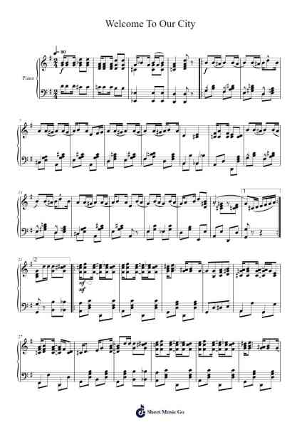 Welcome To Our City Sheet Music by Herman Carle/Cecil Mack-Arr.Saxred