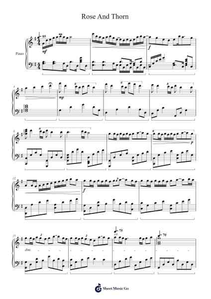 Rose And Thorn Sheet Music by Brojob Greyseph-Arr.Paggai Noelsay