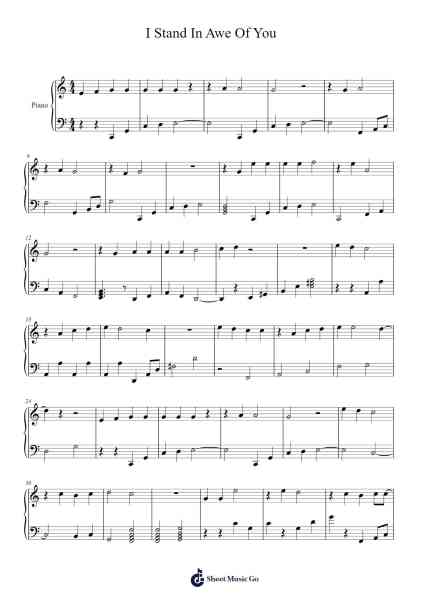 I Stand In Awe Of You Sheet Music by Lynphil-Arr.Lytnoah