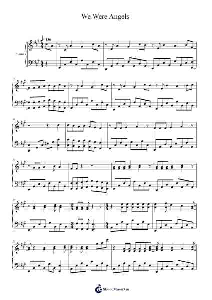 We Were Angels Sheet Music by Longther-Arr.Jesphy Vebmons