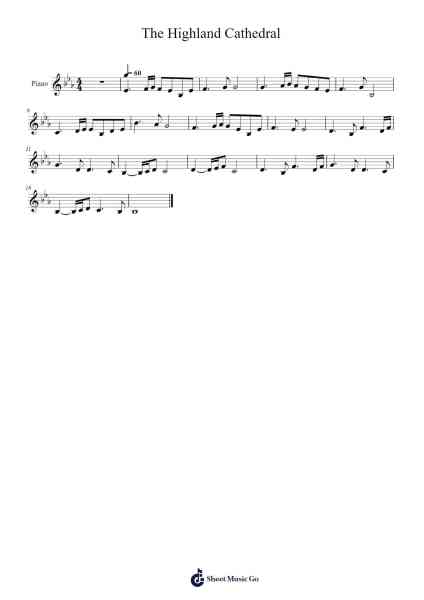 The Highland Cathedral Sheet Music by undefined-Arr.Guygray