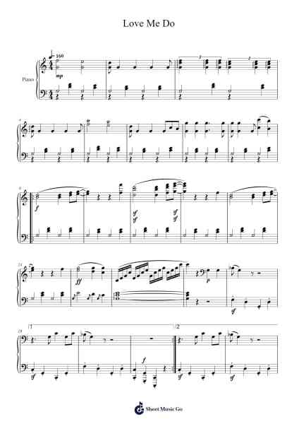 Love Me Do Sheet Music by Paul McCartney/John Lennon-Arr.Lawwald