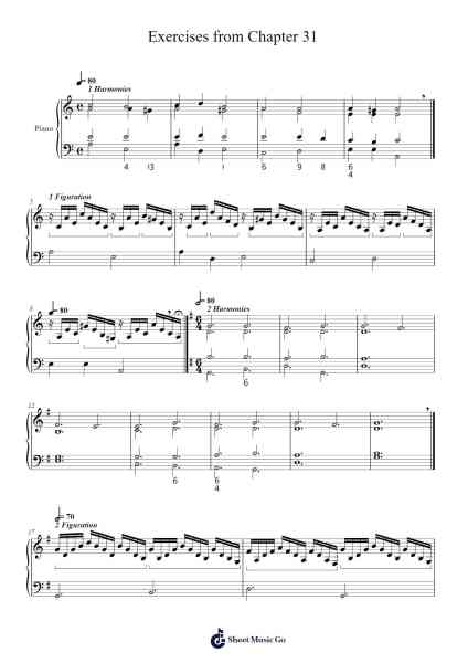 Exercises from Chapter 31 Sheet Music by Pyotr Ilyich Tchaikovsky-Arr.Jofield