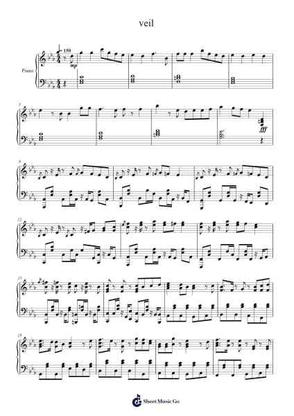 veil Sheet Music by undefined-Arr.Wildjack