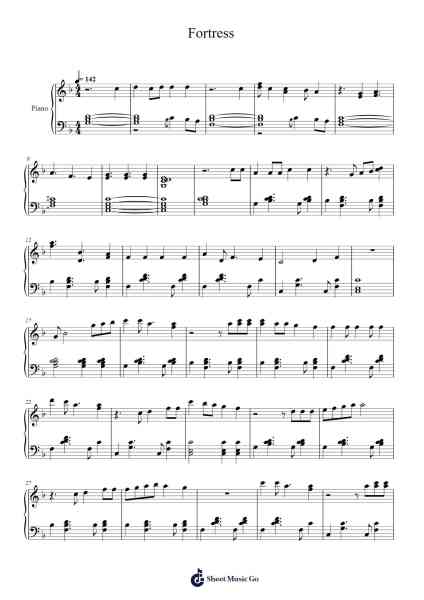Fortress Sheet Music by Vandice Kimliam-Arr.Ution Foxwer