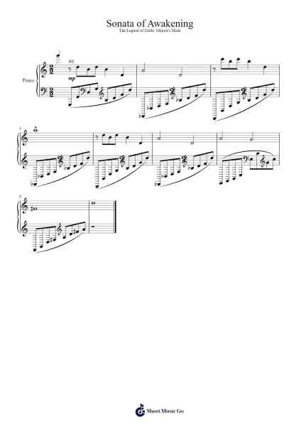 Sonata of Awakening Sheet Music by Koji Kondo-Arr.Stilling