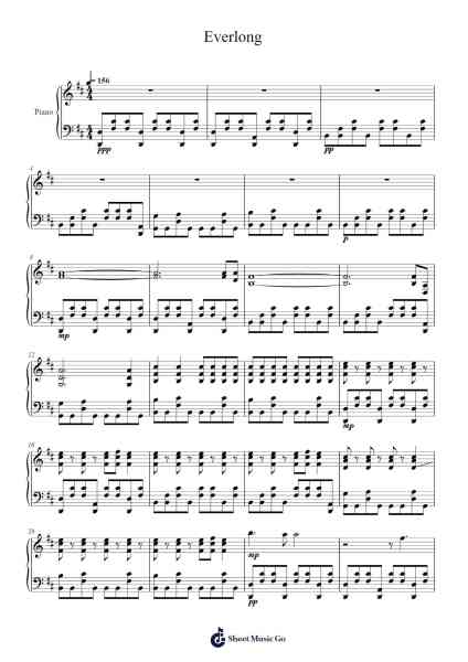 Everlong Sheet Music by undefined-Arr.Bergdrew Browningthur