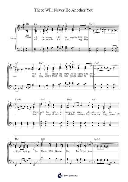 There Will Never Be Another You Sheet Music by Harry Warren-Arr.Jonesram Bonah
