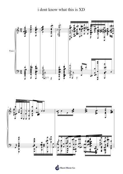 i dont know what this is XD Sheet Music by undefined-Arr.Wilhelfred
