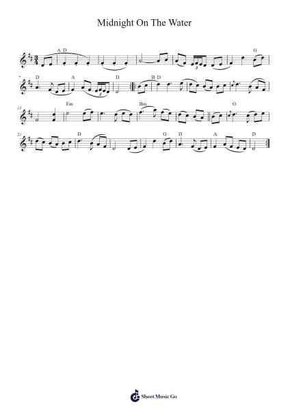Midnight On The Water Sheet Music by Luke Thomasson-Arr.Lauven Joyceleif