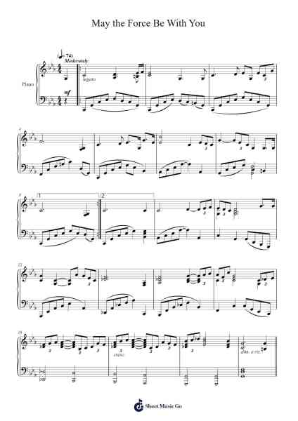 May the Force Be With You Sheet Music by John Williams-Arr.Milesbloor