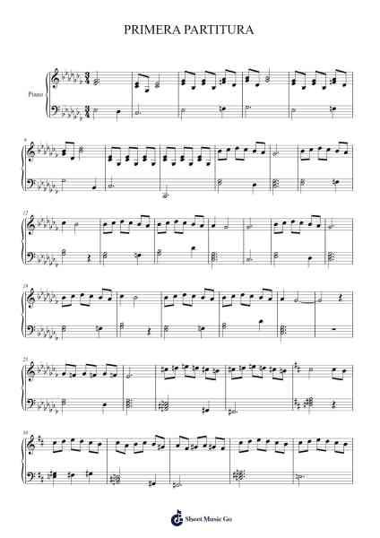 PRIMERA PARTITURA Sheet Music by undefined-Arr.Stechill Argale