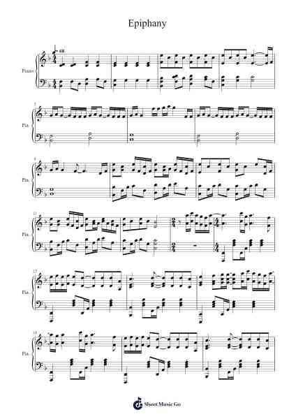 Epiphany Sheet Music by undefined-Arr.Fastjean