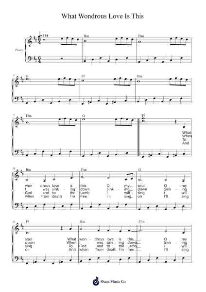 What Wondrous Love Is This Sheet Music by undefined-Arr.Wilheljones