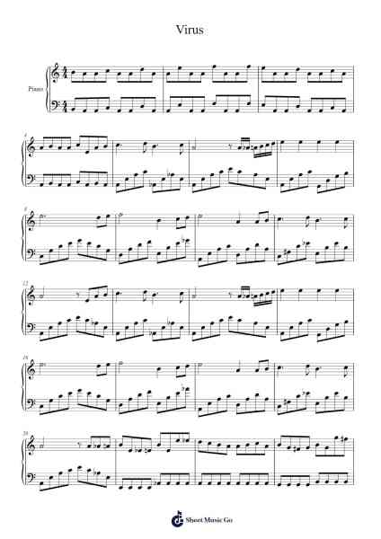Virus 楽譜 by BanYa-Arr.Jackbing Priceliot
