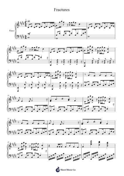 Fractures Sheet Music by undefined-Arr.Mattvelt