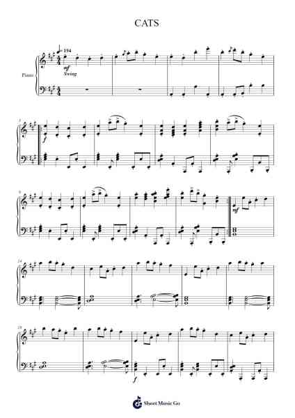 CATS Sheet Music by undefined-Arr.Cropenn Brighted