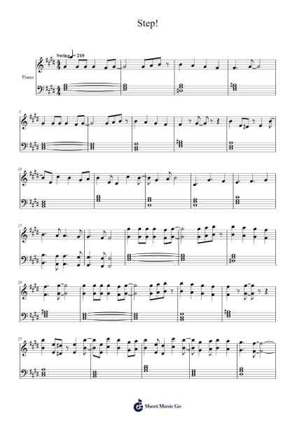 Step! Sheet Music by undefined-Arr.Louann Bonpe